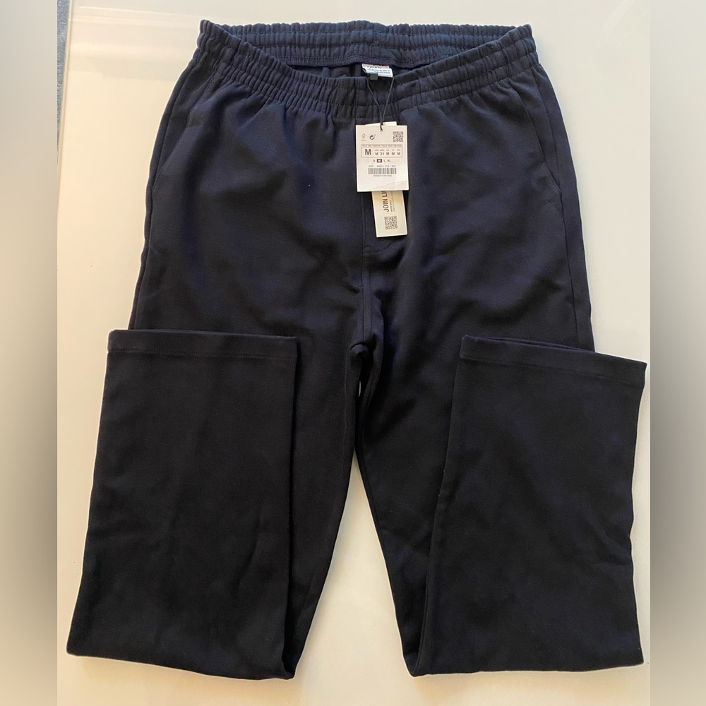 Zara Medium black/dark blue sweatpants.